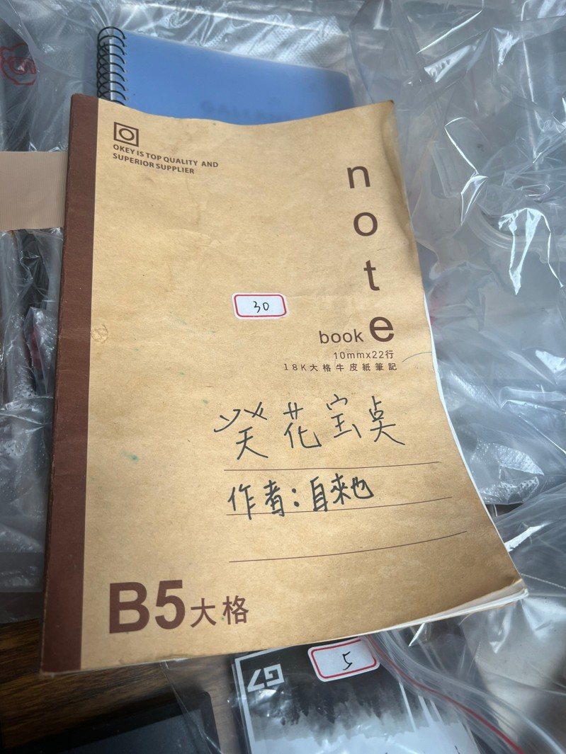 張姓嫌犯透過上網自學大麻種植技術，並將所蒐集的栽種技術記載成「葵花寶典」。圖／警方提供