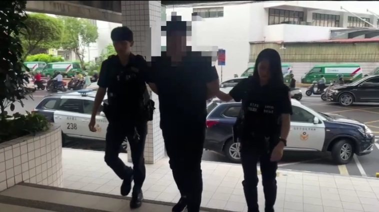 馬來西亞籍男子來台當車手被警逮捕，依法送辦。記者曾伯愷／翻攝