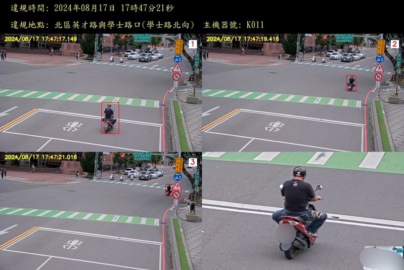 台中市建置科技執法設備,今年1月至7月比起去年同期,死傷人數減少近3成。圖/台中市交通大隊提供 台中市建置科技執法設備,今年1月至7月比起去年同期,死傷人數減少近3成。圖/台中市交通大隊提供