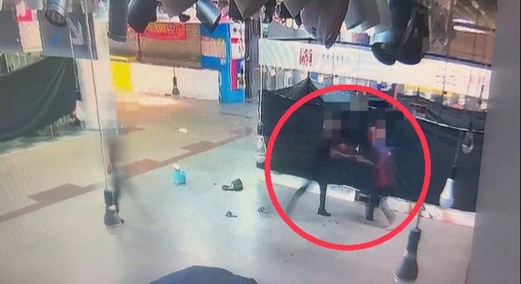 北車Z區地下街日前發生遊民砍人事件,傷者送醫後身亡。記者翁至成/翻攝 北車Z區地下街日前發生遊民砍人事件,傷者送醫後身亡。記者翁至成/翻攝