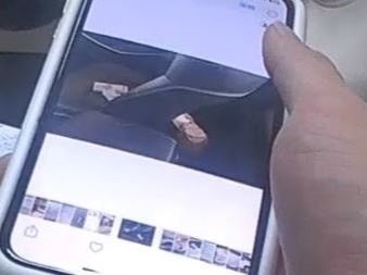 台北市黃姓男子在台中市取租賃轎車時,發現車內有兩疊現鈔。記者陳宏睿/翻攝 台北市黃姓男子在台中市取租賃轎車時,發現車內有兩疊現鈔。記者陳宏睿/翻攝
