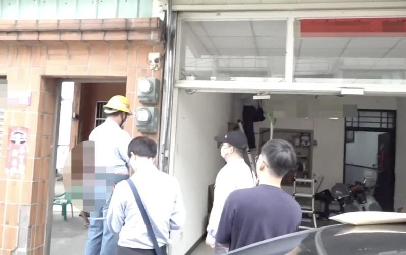 台中市王姓男子等4人涉嫌竊電裝設挖礦機，替電動車充電，警方搜索抓人。記者陳宏睿／翻攝