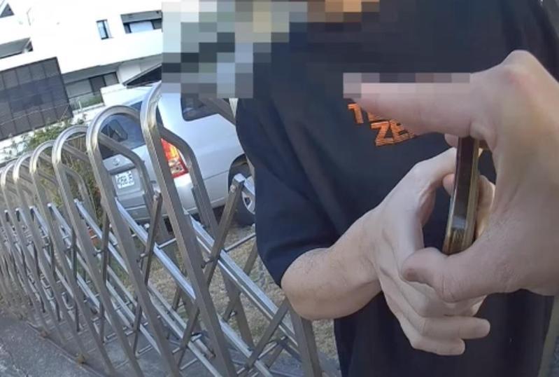 黃男酒測值超過0.25門檻，被依公共危險罪嫌送辦。記者曾健祐／翻攝