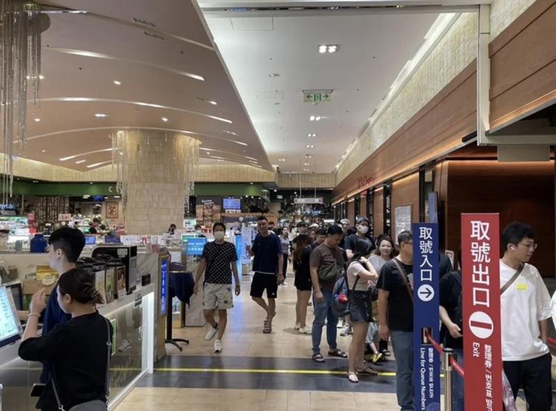 台中大遠百地下美食街，示意圖與本案無關。圖／報系資料照