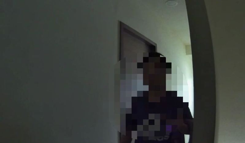 板橋警方前往彭男住處查緝。記者黃子騰／翻攝