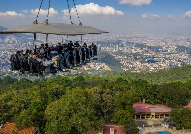 空中餐廳。dinnerinthesky 空中餐廳。dinnerinthesky