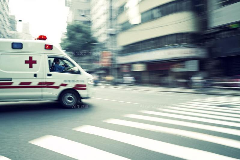 救護車示意圖。圖／AI生成
