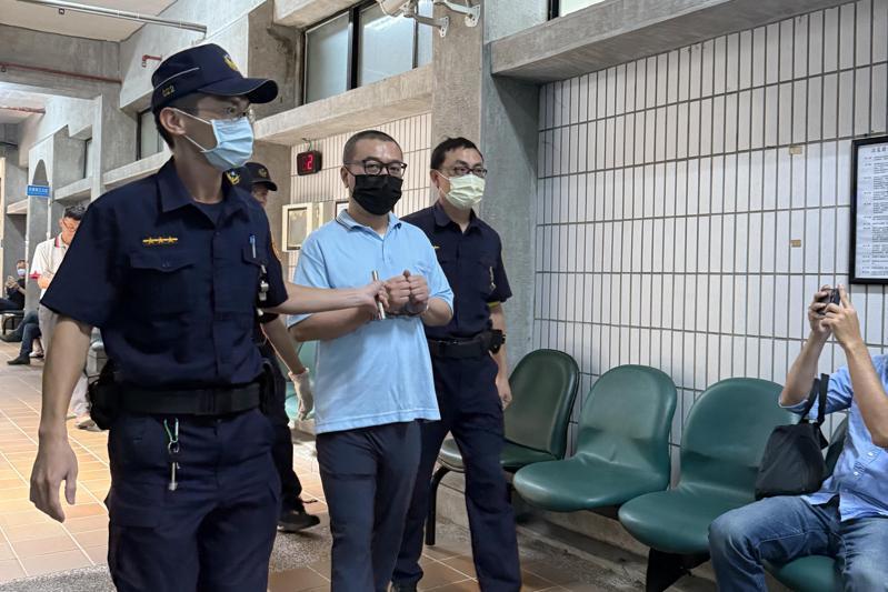 九州博弈洗錢案今天開庭，涉案被告陳政谷今出庭應訊。記者陳宏睿／攝影