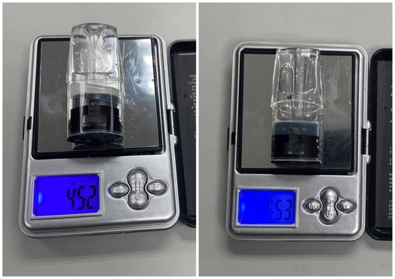 南港警方抓車手查獲依托咪酯菸彈2顆。記者蕭雅娟/翻攝 南港警方抓車手查獲依托咪酯菸彈2顆。記者蕭雅娟/翻攝