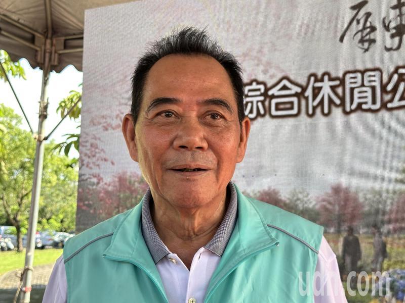 屏東縣新埤鄉長潘和源今上午9點半出席新埤鄉綜合休閒公園改善動土典禮。記者劉星君/攝影 屏東縣新埤鄉長潘和源今上午9點半出席新埤鄉綜合休閒公園改善動土典禮。記者劉星君/攝影