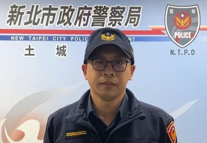 新北市土城警分局清水派出所所長劉宗鑫，昨晚颱風夜攔查可疑車輛時遭30歲陳姓女駕駛拖行撞死，令曾經與他共事的警界同事感到震驚、惋惜。圖／警方提供